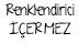 Renklendirici İÇERMEZ