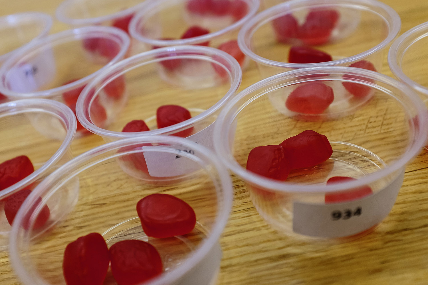 Coded samples for sensory evaluation